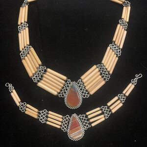 Indiginous style jewelry set